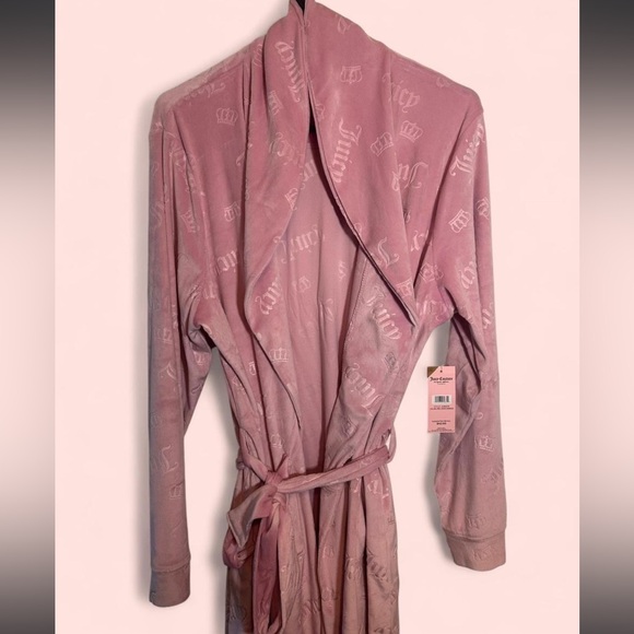 Juicy Couture Other - Juicy Couture Pink Velour Robe